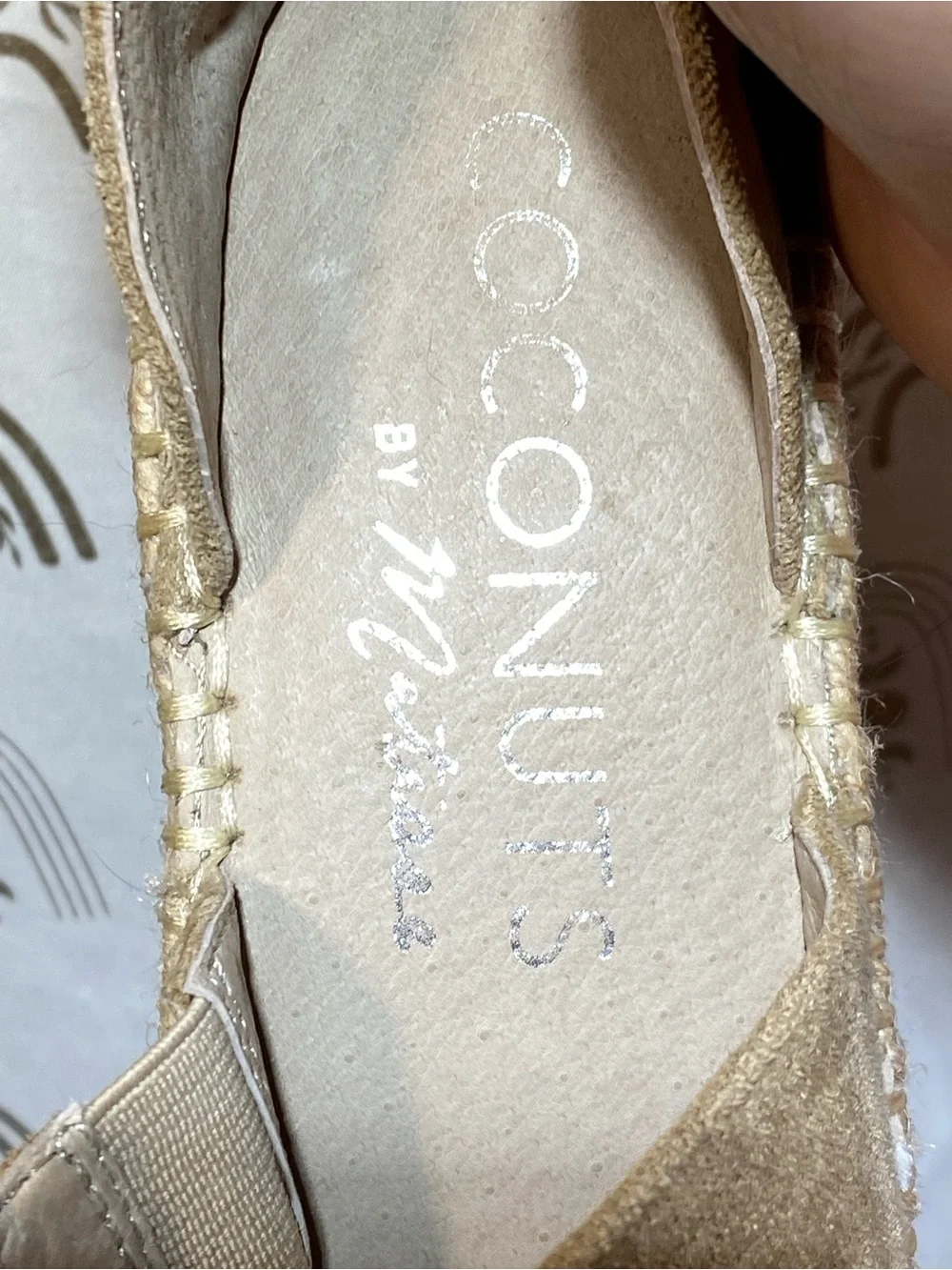 Coconuts by Matisse Tan Suede Espadrille Wedge Sandals